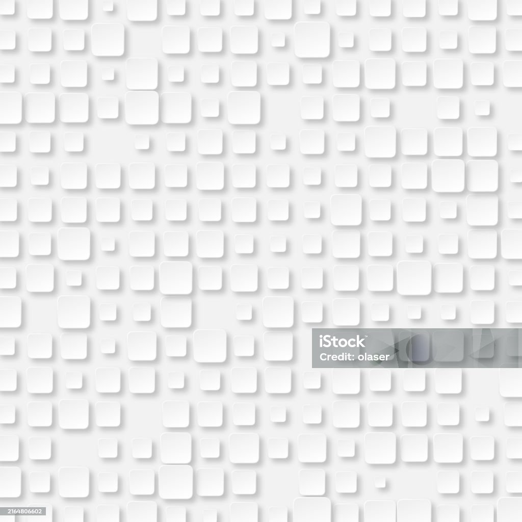 Grid Pattern Square Rounded Grid Pattern Of 3d Square Shapes With Rounded Corners And Soft Shadows ...