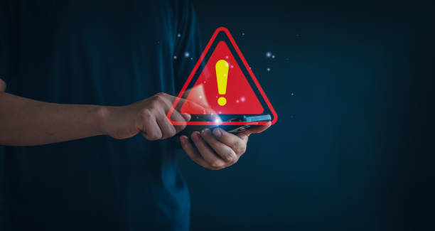istock Malicious software, virus and cybercrime, System warning hacked alert,  cyberattack on online network, data breach, risk of website. compromised information concept. 2164812006