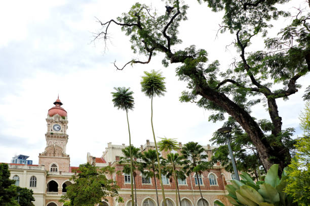 istock Historic clock tower of Sultan Abdul Samad building in Kuala Lumpur 2164814694