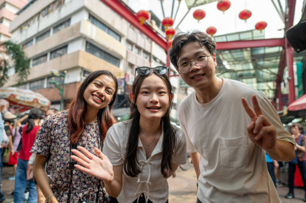 istock Capturing Joy: Friends' Selfie at Kuala Lumpur Chinatown district 2164814858