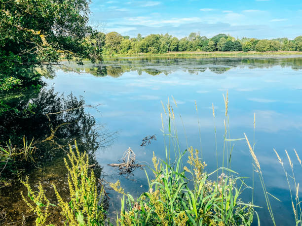 Classic bucolic English lake.