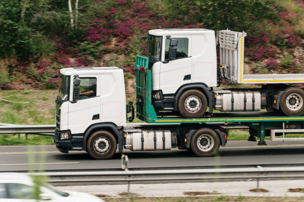 istock Truck on a truck 2164826957