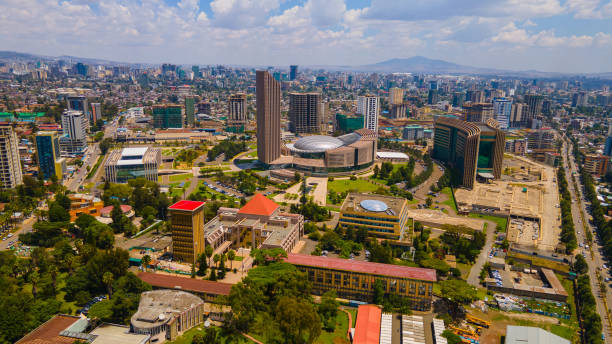 African Union, Addis Ababa, Ethiopia African Union headquarters in Addis Ababa Ethiopia ethiopia city stock pictures, royalty-free photos & images