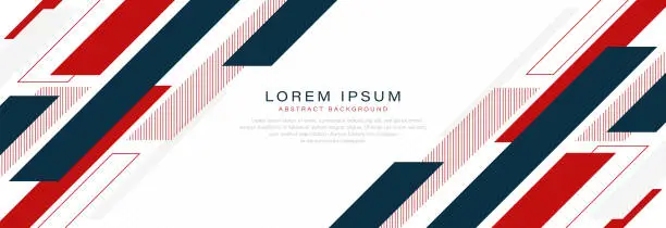 Sfondo bianco astratto moderno con spazio per il testo. Semplice design di forme geometriche diagonali blu scuro e rosse. vestito per corporate, affari, presentazione, copertina, brochure, sito web Sfondo bianco astratto moderno con spazio per il testo. Semplice design di forme geometriche diagonali blu scuro e rosse. vestito per corporate, affari, presentazione, copertina, brochure, sito web