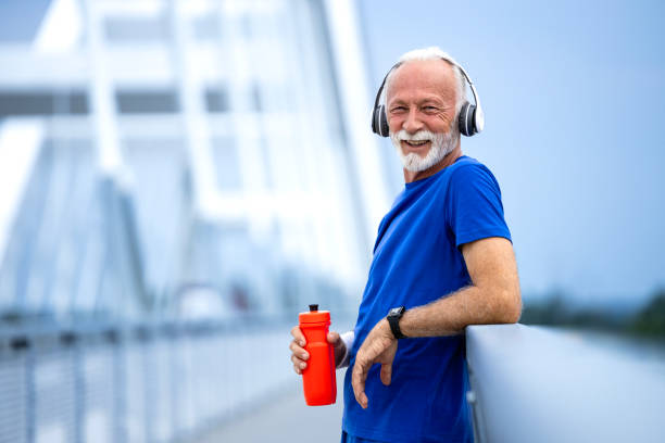 istock Portrait of active senior man training. 2164829130