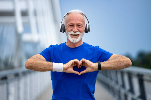 istock Senior man running for healthy heart. 2164829208