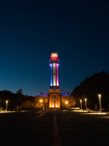 istock Lighthouse in Niechorze, Poland. The view at night. 2164833176