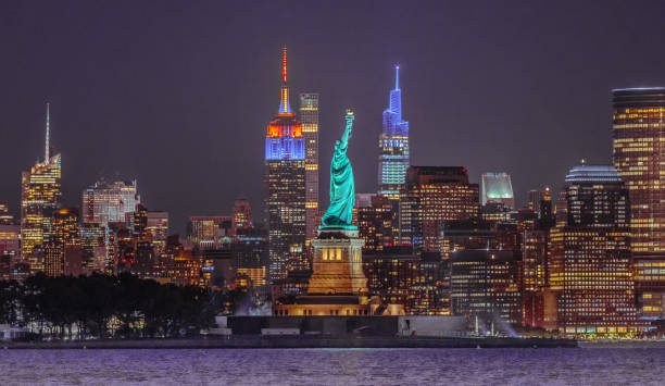 istock Liberty in the Middle of Manhattan 2164837239