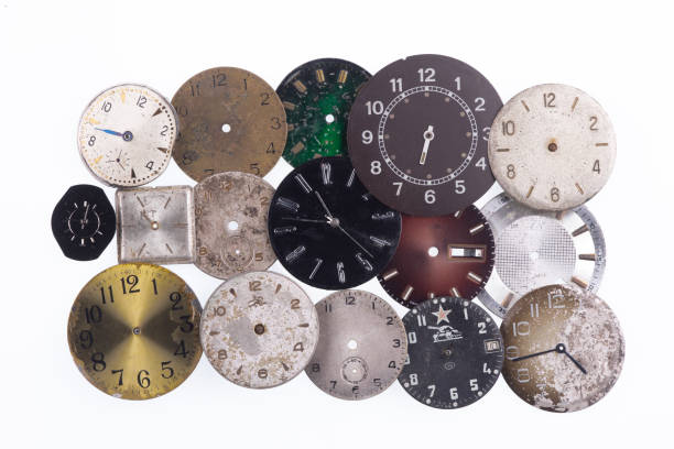 istock collection of old wristwatch dials 2164840184