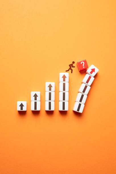 istock A person cannot move to a new level through problem and collapse. Unseen circumstances. End of career. Lack of meritocracy and social elevator. Inability to take leadership. 2164845076