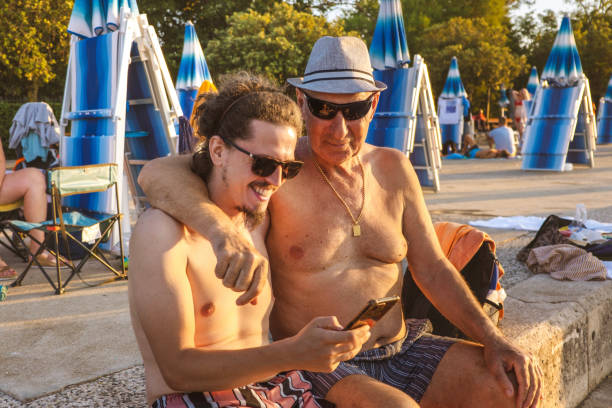 istock Hanging out with grandpa is always fun 2164849914