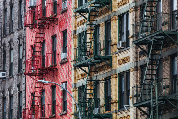 Buildings, facades - Lower Manhattan, New York City, USA