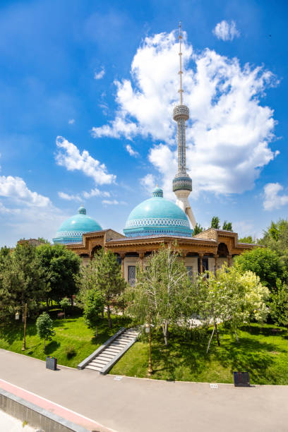 Museum to the victims of repression and the Tashkent Television tower in the background