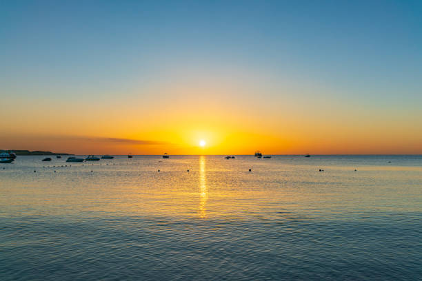 istock Sunrise over the sea. Panoramic seascape. 2164861149