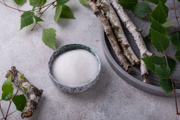 istock Xylitol or birch sugar for diabetics 2164872004