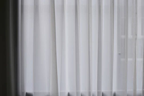 istock Curtains door or window, Room decoration interior 2164872447