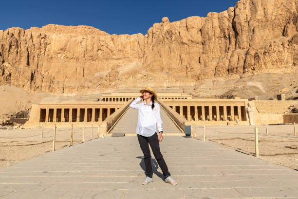 istock Woman at Hatshepsut Temple 2164872596