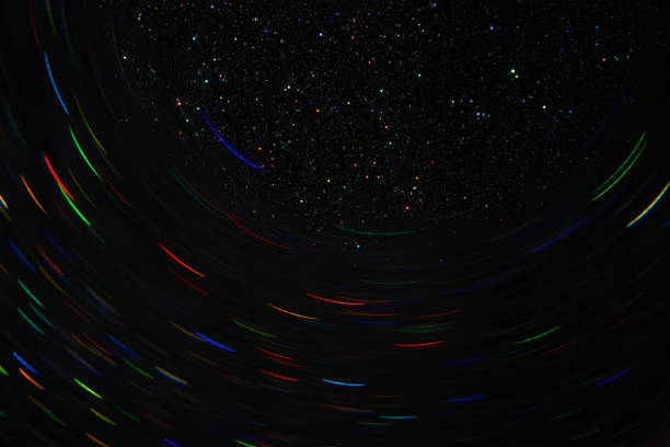 New Year abstract background with colorful lights. Perfect for astrological forecasts and annual horoscopes. Place for text.