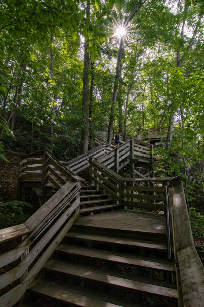istock New River Gorge NP - Staircase & Sun Shot 2164884704