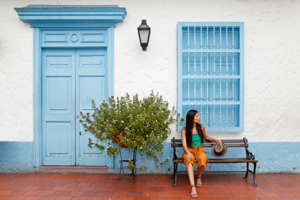 istock Young woman tourist 2164885264