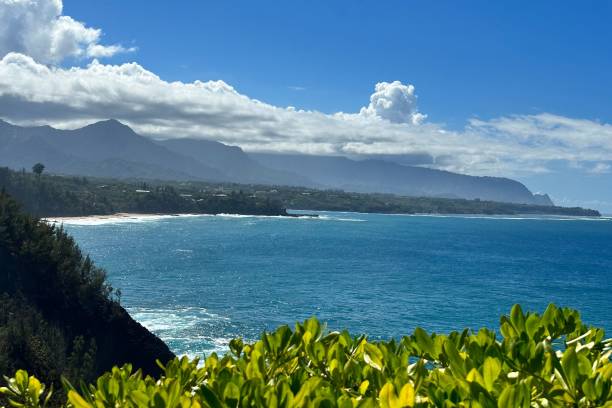 istock Kauai Hawaii Landscape Overlooking Ocean 2164886466