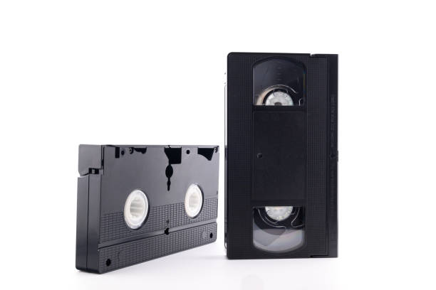 istock two vintage black VHS video tapes 2164889368