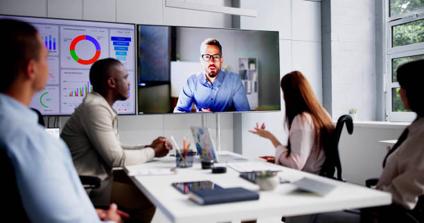 istock Online Video Conference Training Business Meeting 2164892074