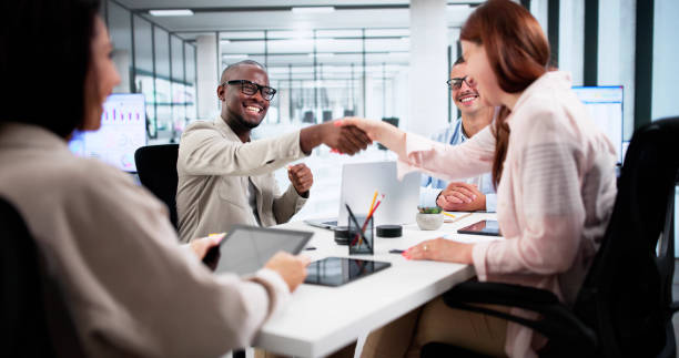 istock Business Staffing Interview In Office 2164892115
