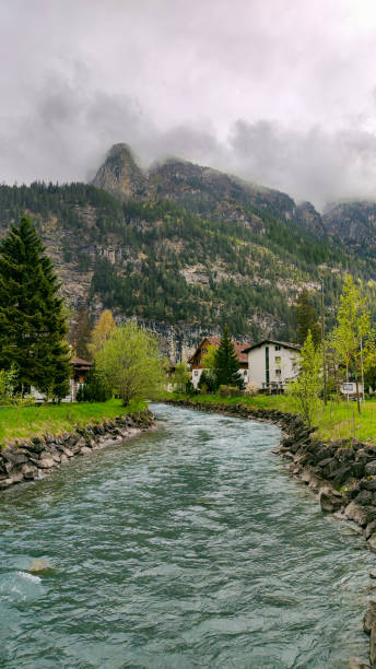 istock River in nature to the mountain 2164894737
