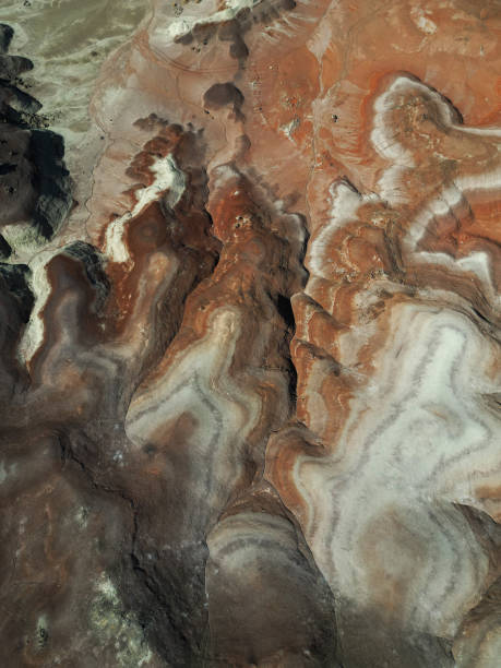 istock bentonite hills utah photo from drone (top view) 2164897785