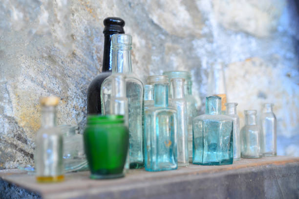 istock Group of vintage bottles 2164899769