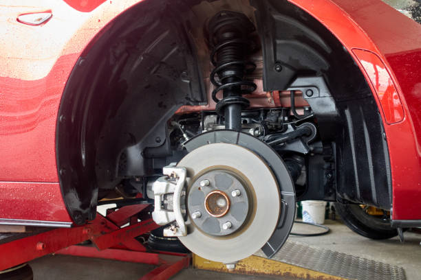 [Automotive maintenance]Front suspension and brake system
