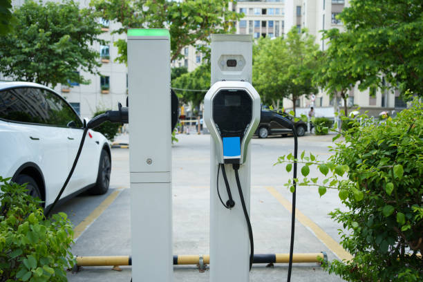 istock Electric vehicle charging facilities 2164905239