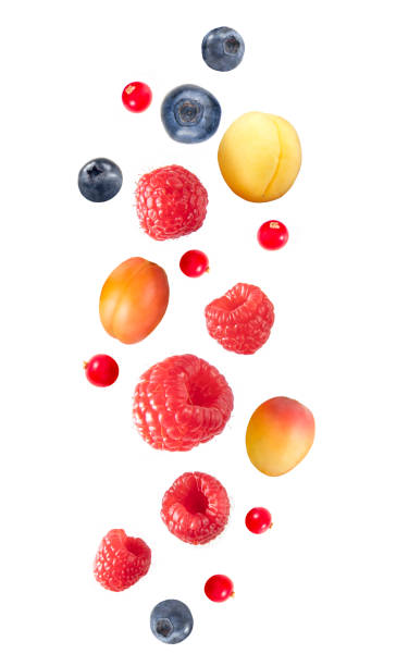istock Fresh Berries and Apricots in Air 2164905261