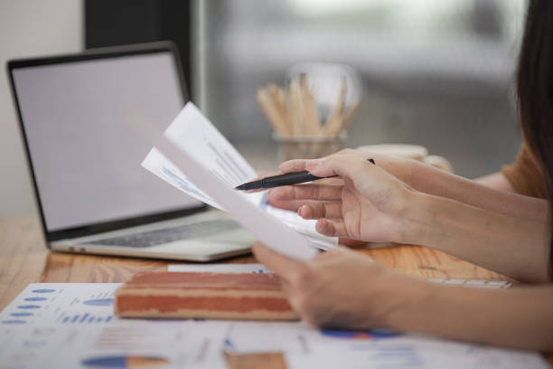 istock Young business teamwork working with business report documents on office desk.Brainstorming Business People Design Planning, Brainstorming Planning Partnership. 2164909370