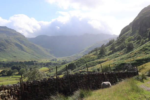 istock Dramatic sky in a valley in the Lake District in summer 2164911882