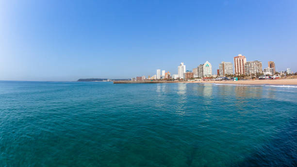 Durban Beachfront Blue Ocean Scenic Landscape