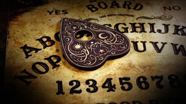istock Witchcraft Spiritual Game Ouija Board 2164913361