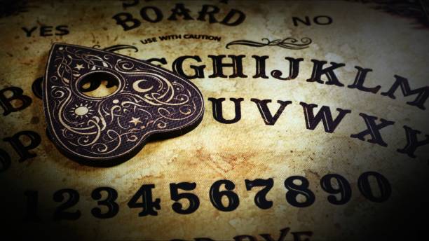istock Witchcraft Spiritual Game Ouija Board 2164913397