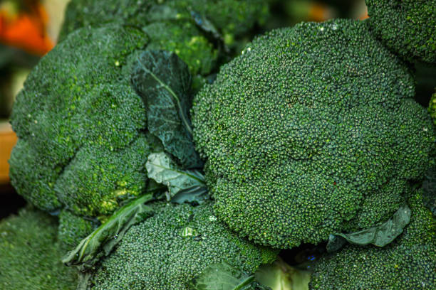 Broccoli in the Thai fresh market.