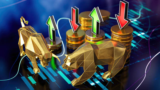 istock Bull & Bear Market Concept on Financial Chart 2164916827