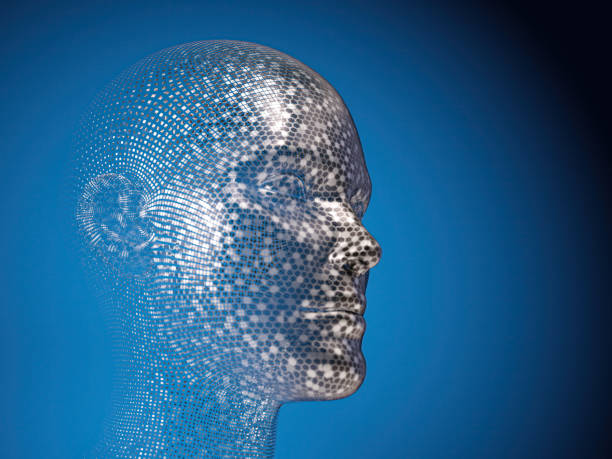 istock Digital Head Concept For AI And Facial Recognition Technology 2164917031