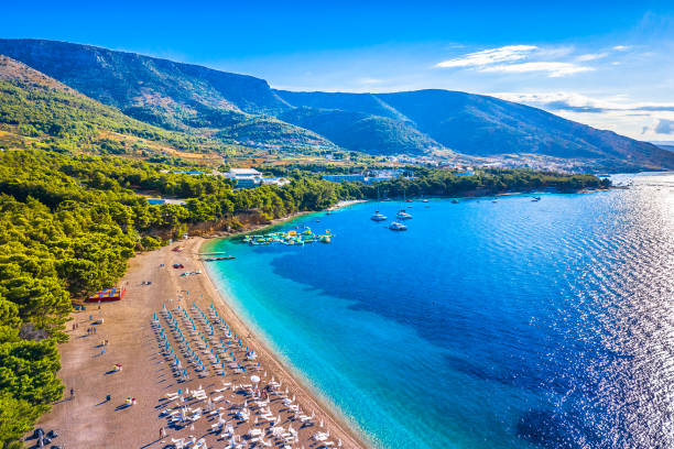 Bol Brac beach view landscape.