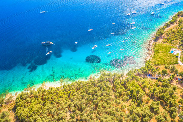 Bol coastline Croatia Adriatic