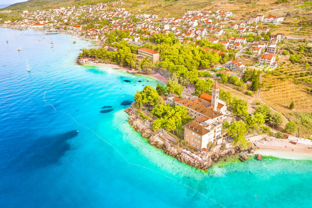 istock Dominican monastery aerial view Bol. 2164923624