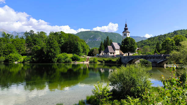 istock Bohinj lake in bright spring day, Slovenia 2164929772