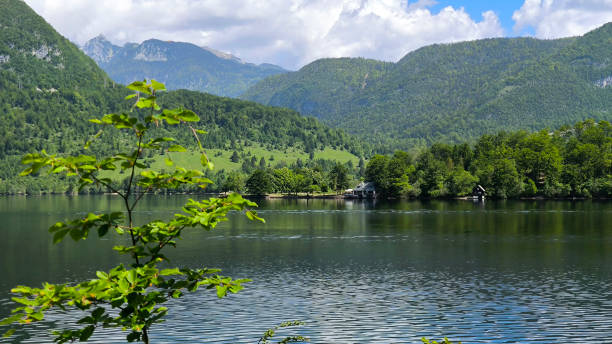 istock Bohinj lake in bright spring day, Slovenia 2164930355