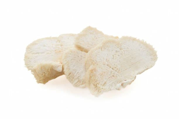 istock Lion's Mane Mushroom against a white background. 2164935022