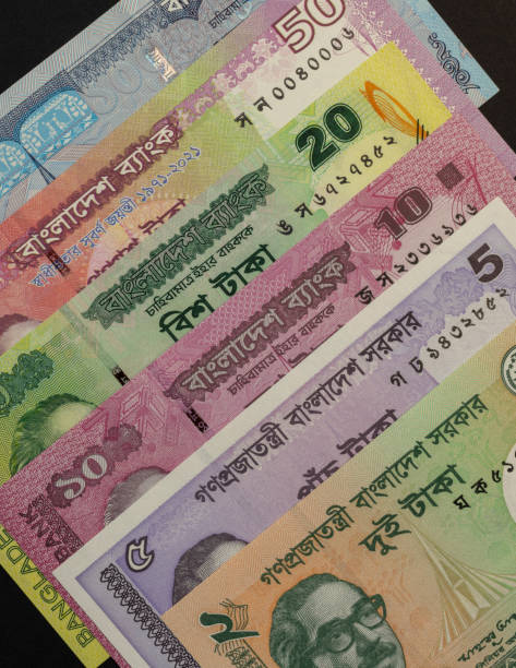 istock Bangladeshi currency taka notes closeup 2164935237