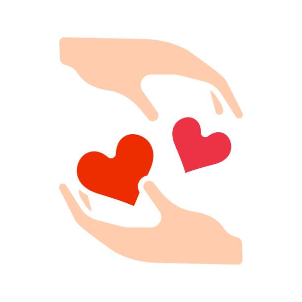 istock Hands sharing hearts line icon. Charity, love, care, donation, support, kindness, giving, hands, hearts, compassion, community, help, humanity, sharing, symbol, empathy, peace, wellness. 2164942244